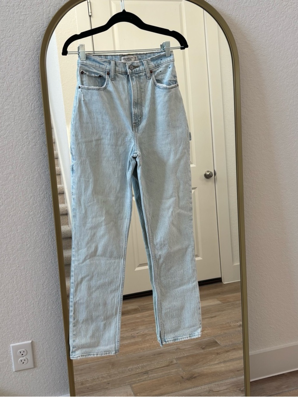 Abercrombie and Fitch jeans size 25 90s straight ultra high-rise